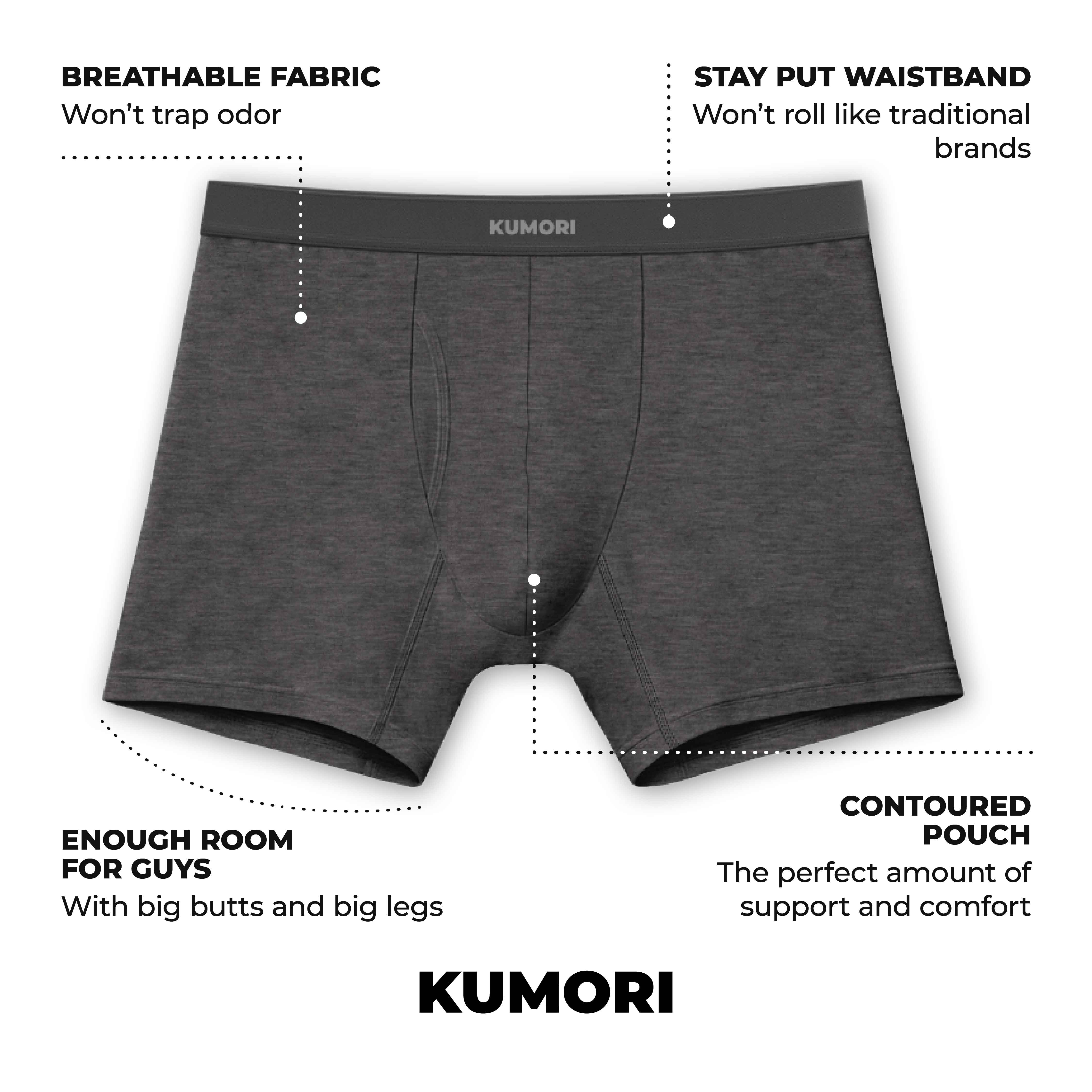 Bamboo Boxer Brief 5" - Image 3